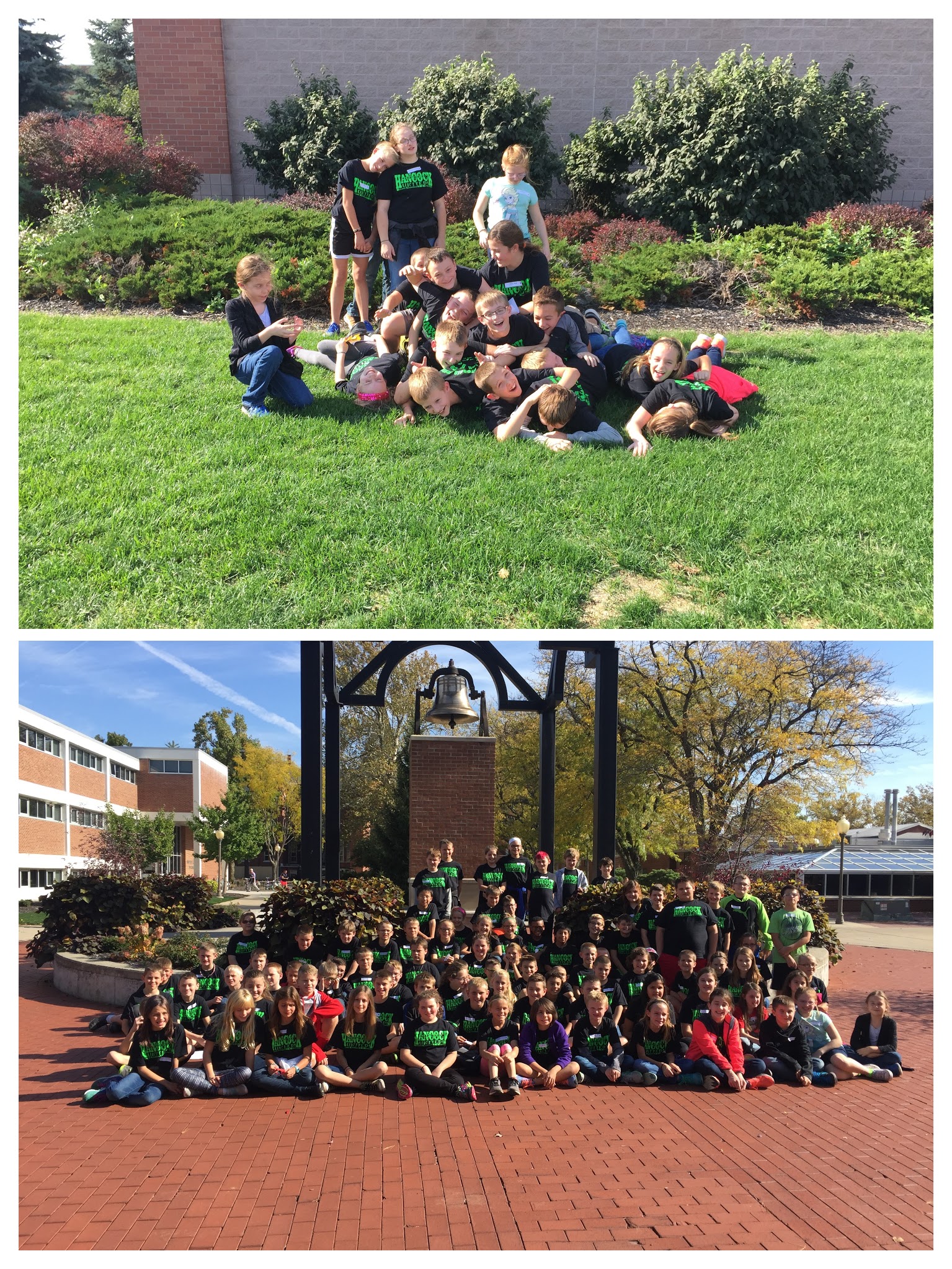 collage of students