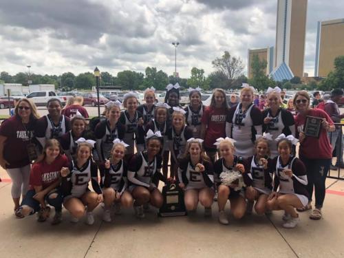 Cheerleading Team - OSSAA 3A State Runner-Up 2019