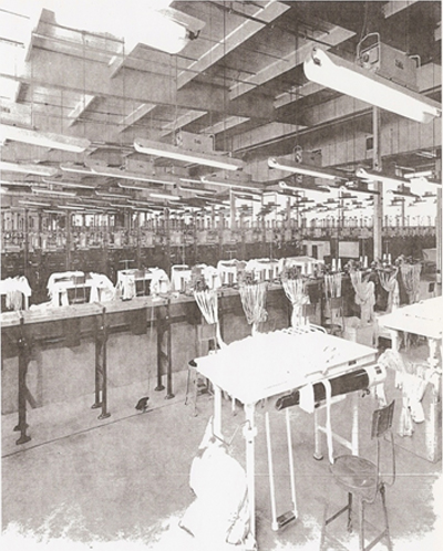 Photo inside the factory