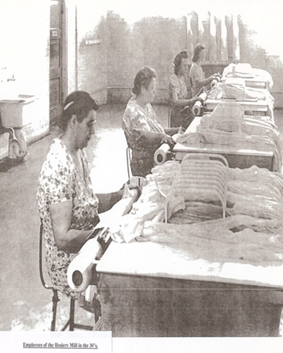 Women sewing