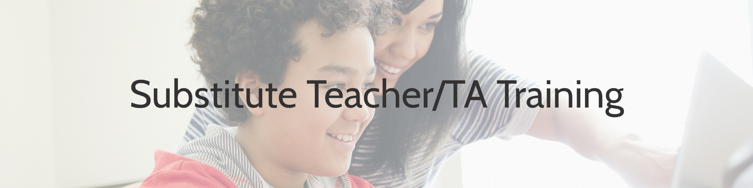 Substitute Teacher/TA Training 